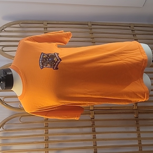 The Horsemen P51 flight team orange tee shirt air show grim reaper size medium - Picture 2 of 9